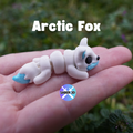 Arctic Fox Keychain