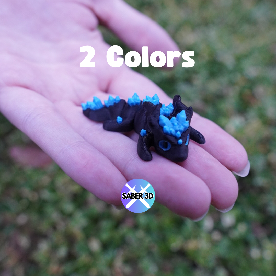 Crystal Dragon Keychain