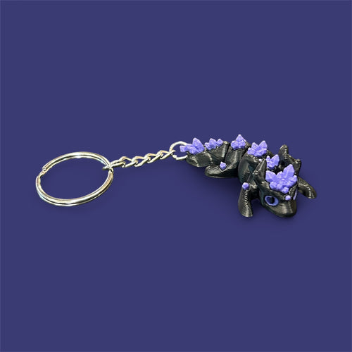 Crystal Dragon Keychain