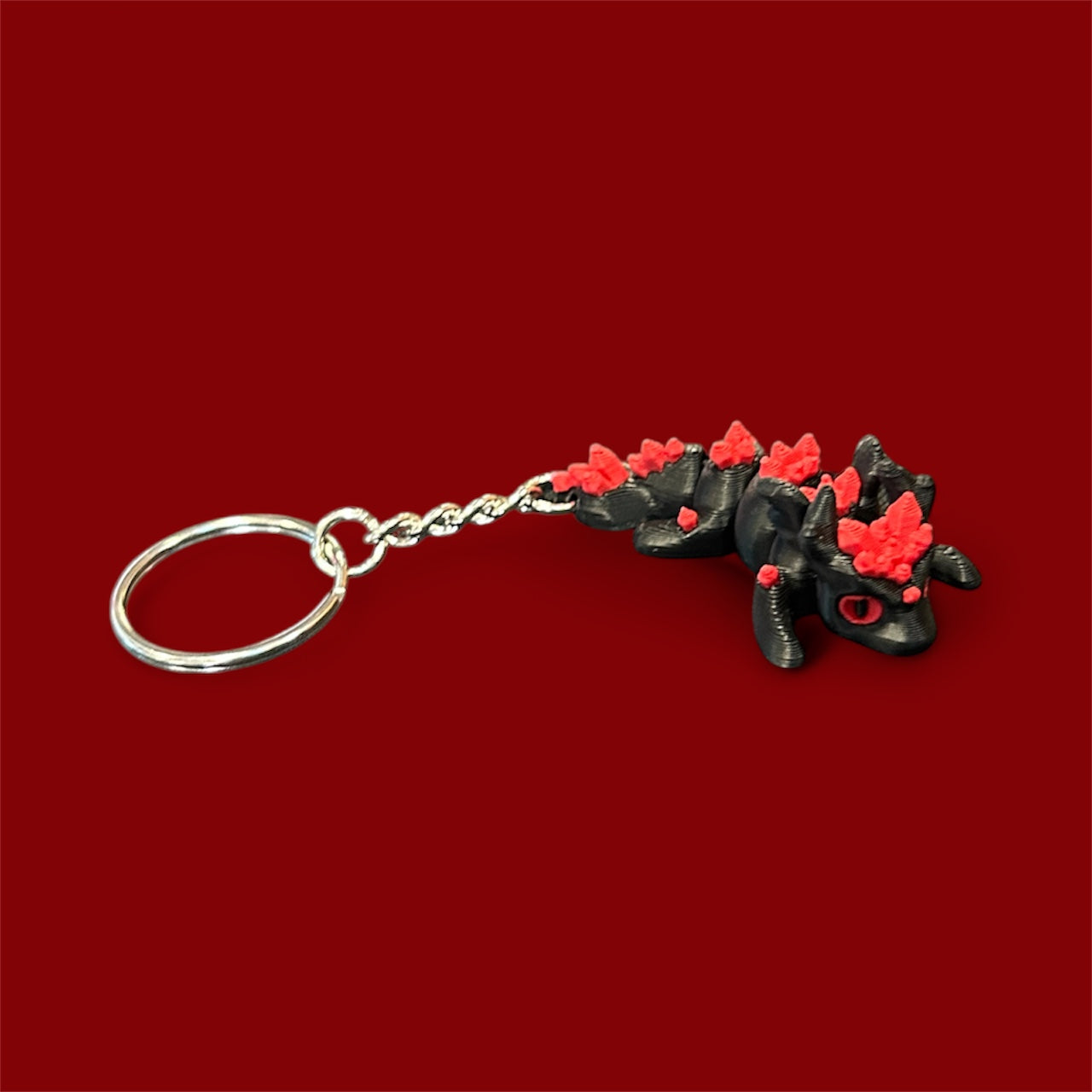 Crystal Dragon Keychain
