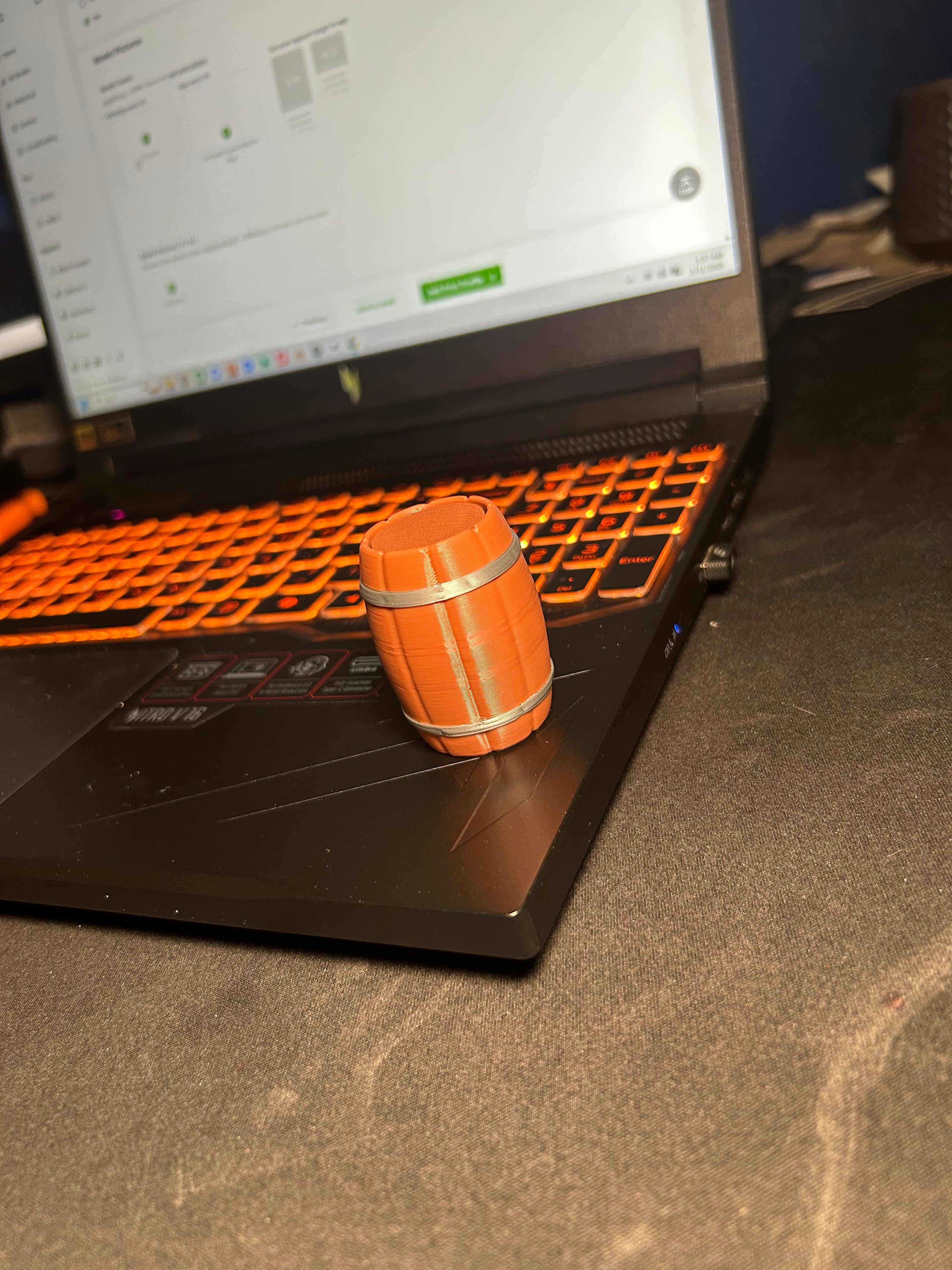 Burly Barrel Clicker Toy