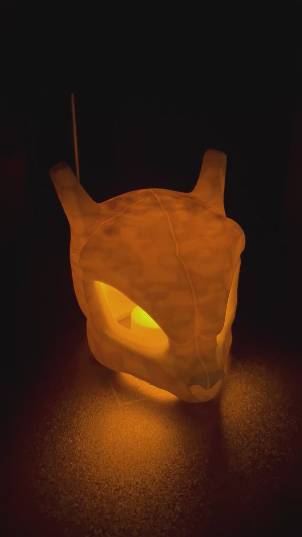 Mewtwo Skull Tea Light